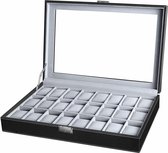 Nancy's Horlogebox - Horlogedoos Met Spiegel - 24 Horloges