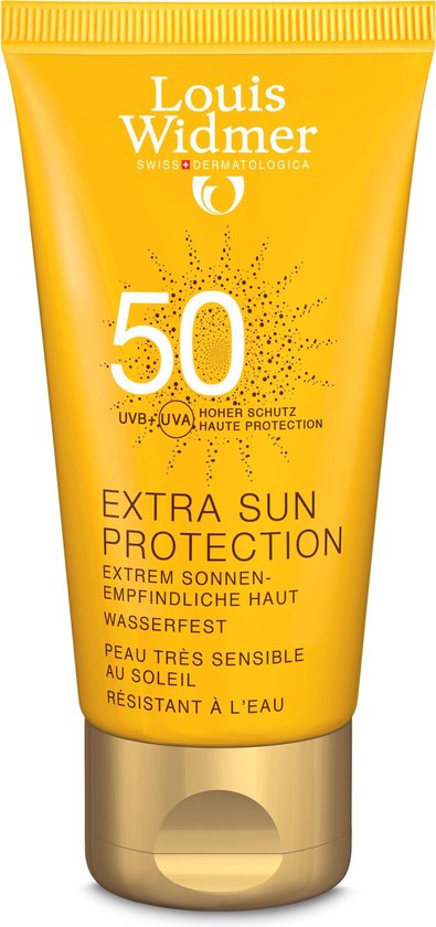 Louis Widmer Extra Sun Protection Zonder parfum Zonnecreme SPF50 - 50 ml |  bol.com