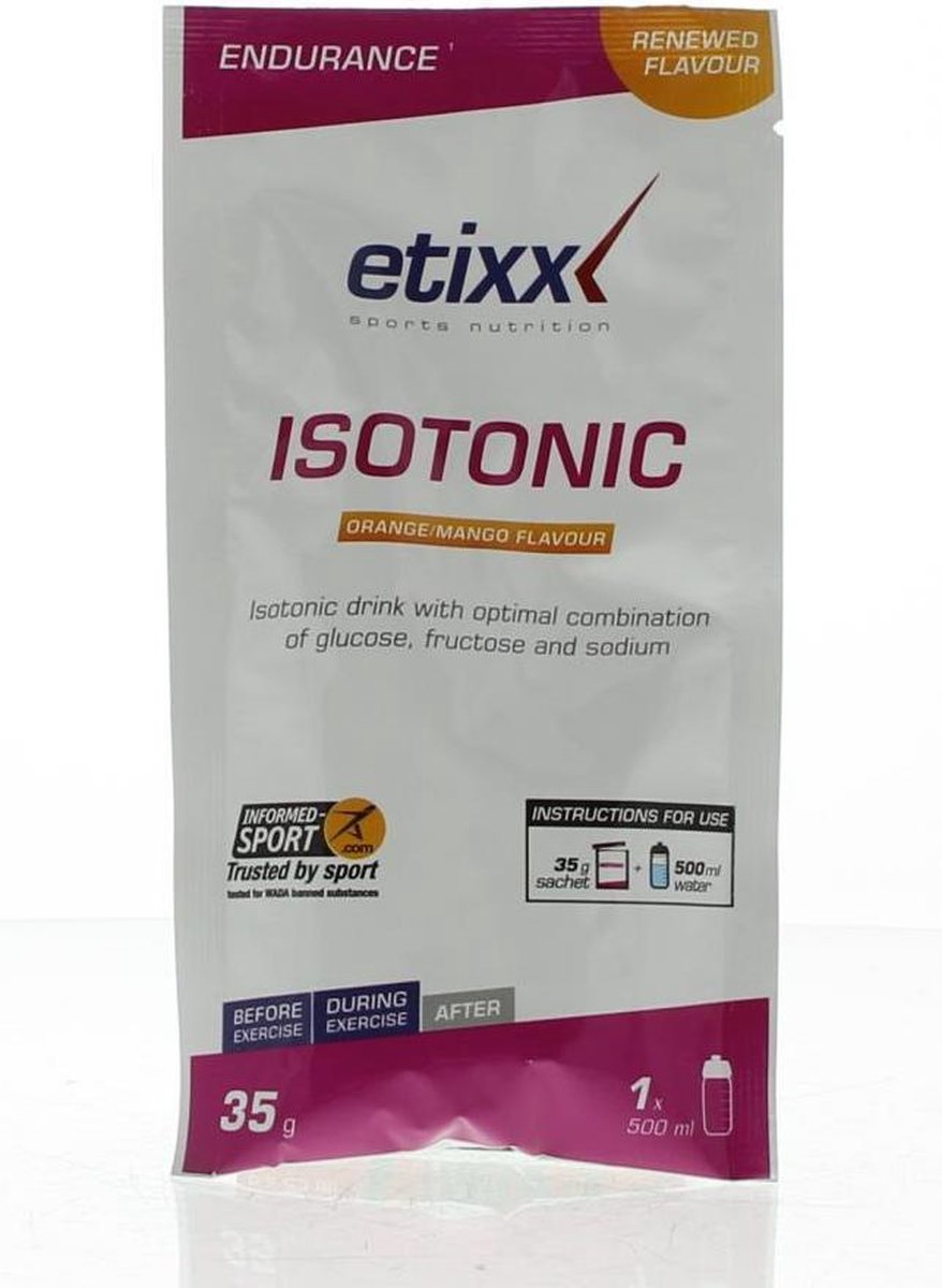 Etixx Endurance Isotonic Poeder Orange/mango 35gr