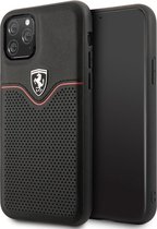 Housse Backcase pour iPhone 11 Pro - Ferrari - Zwart uni - Cuir