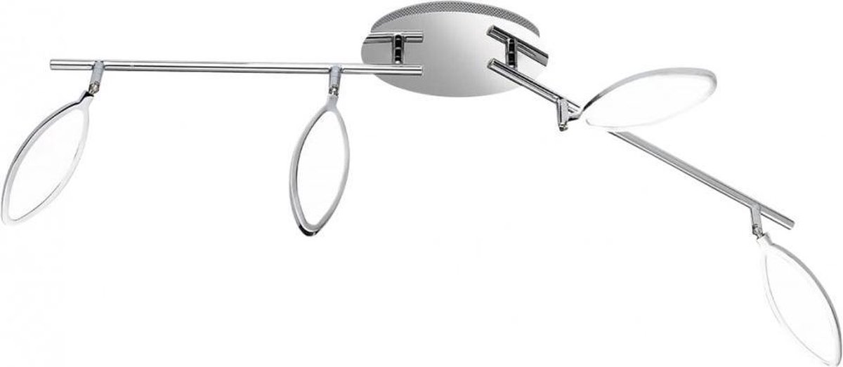 Wofi Leuchten wofi led plafondlamp charlize 4lmp 4,5w vast ingebouwd 315lm