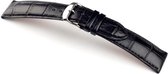 Horlogeband Arizona Zwart - 21mm