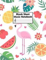 Blank Sheet Music Notebook