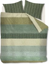 Beddinghouse Evans Dekbedovertrek - Flanel - Tweepersoons - 200x200/220 cm - Green