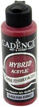 Cadence Hybride acrylverf (semi mat) Bloed rood 01 001 0054 0120  120 ml