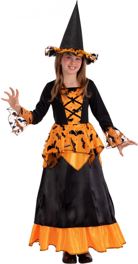 CARNIVAL TOYS - Costume de sorcière chauve-souris avec chapeau pour fille -  146 (10-11... | bol.com