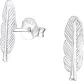 zilver oorsteker veertje | feather earings | Sterling 925 Silver