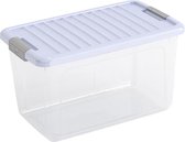 Curver - W box M transparant/blauw