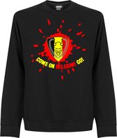 Come On België Crew Neck Sweater - Zwart - S