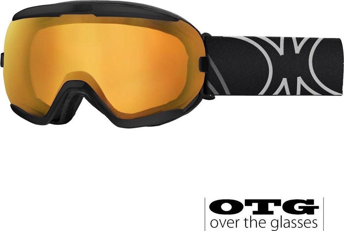 Slokker RB OTG Skibril - Zwart | Categorie 2