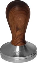 scarlet espresso | Tamper "Classic" voor barista; met ergonomische handgreep van kostbaar hout en een nauwkeurig vervaardigde roestvrijstalen basis.