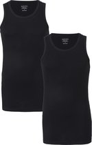 Claesen's Rib Singlet (2-pack) - zwart -  Maat L