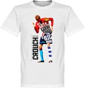 Peter Crouch T-Shirt - Wit - XXL