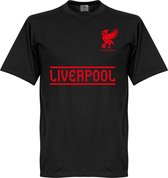 Liverpool Team T-Shirt - Zwart - Kinderen - 116