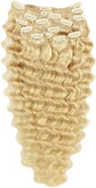 Remy Human Hair extensions wavy 18 - blond 613#