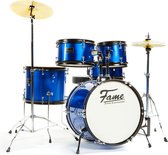 Fame JBJ1049A "Elias" Junior 5-Piece Drum Kit (Blue) - Drum set