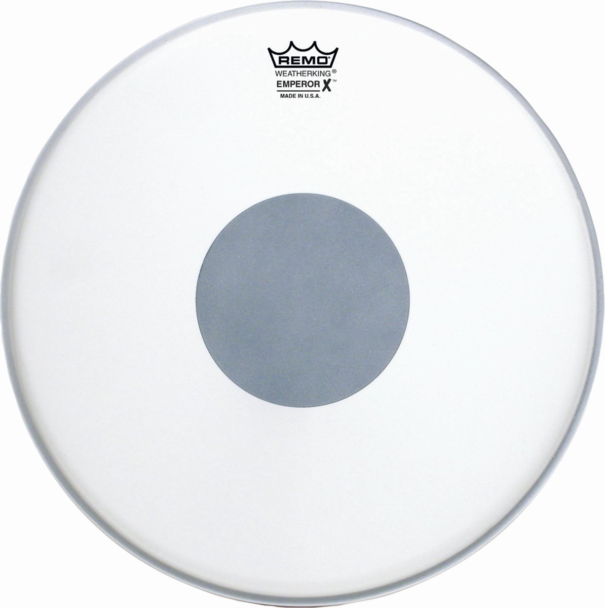 Remo Emperor X 13", coated, zwart Dot, Snare Batter - Snare drumvel