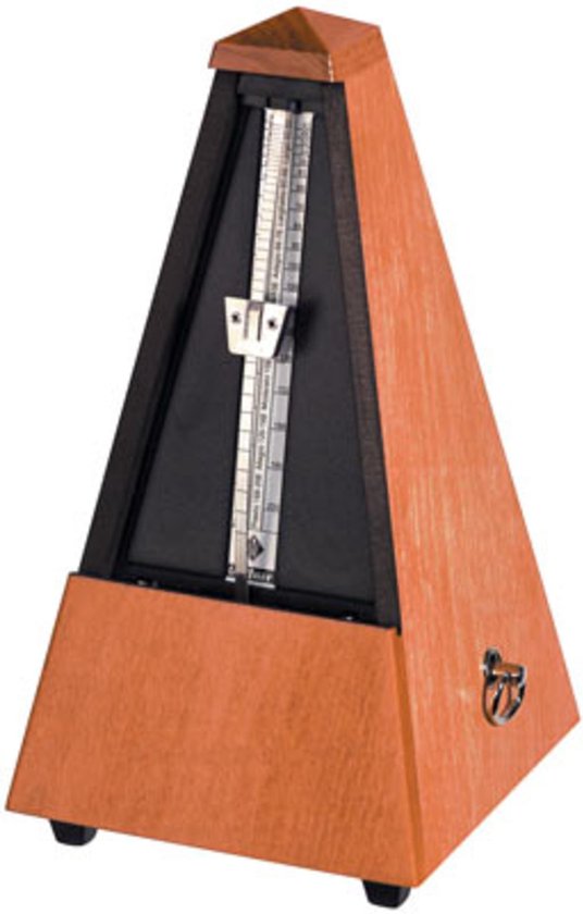 Foto: Wittner m 801 mk metronoom pyramide kirschbaum seidemat hout accessoire voor keyboards