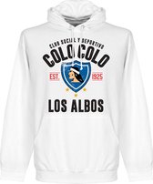 Colo Colo Established Hooded Sweater - Wit - XL