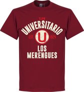 T-Shirt Universitario Established - Bordeaux Rouge - L