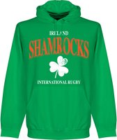 Ierland Rugby Hooded Sweater - Groen - Kinderen - 128