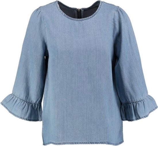 Vero moda lyocell denim blouse 3/4 mouw - Maat XS | bol.com