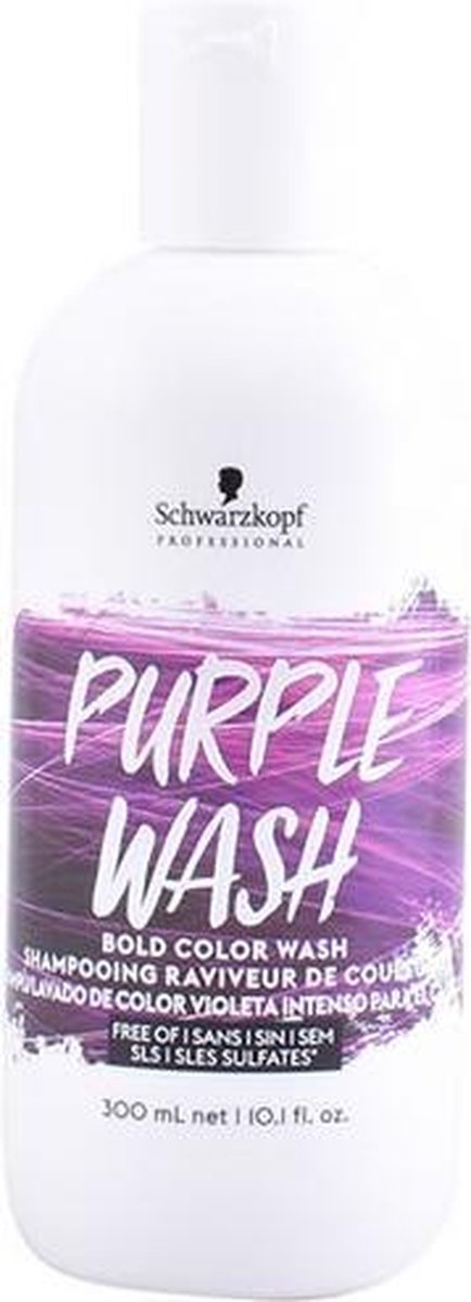 MULTIBUNDEL 2 stuks Schwarzkopf Bold Color Wash Purple Shampoo 300ml