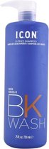MULTIBUNDEL 5 stuks Icon Bk Wash Frizz Shampoo 739ml