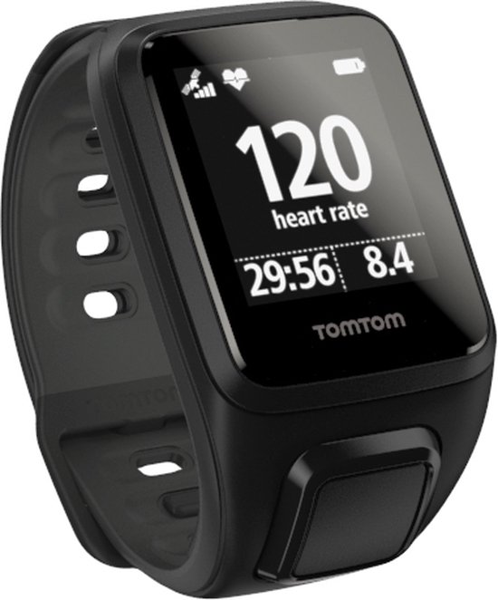 TomTom Runner 2 Cardio - GPS Sporthorloge - zwart / antraciet - large |  bol.com