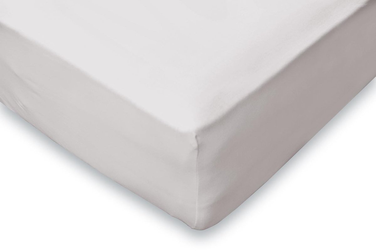 Eleganzzz Hoeslaken 180gr m2 Hoogwaardig Flanel 35cm Hoekhoogte - licht grijs 90x200cm
