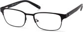 Leesbril INY Buddy +02.00 Zwart - stevige lichtmetalen leesbril van onberispelijke kwaliteit. Hoogwaardige glazen. Beste prijs-kwaliteit voor uw ogen.