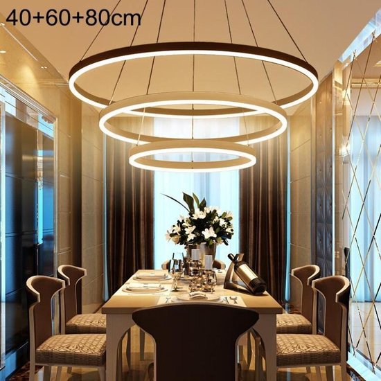 Moderne minimalistische ring LED kroonluchters restaurant slaapkamer  creatieve... | bol.com