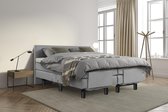 Beddenleeuw Boxspring Bed Sophia - Elektrisch - 160x200 - Incl. Hoofdbord - Grijs