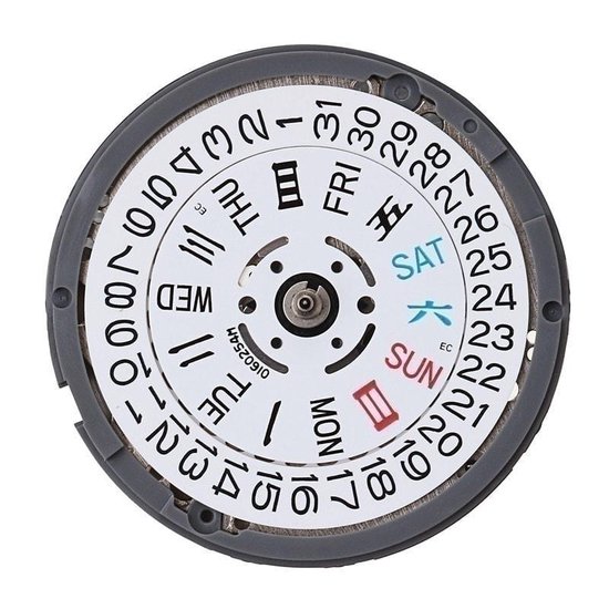 Japan Mechanische Automatische Horloge Dag Datum Beweging Horloge Hoge  Nauwkeurigheid NH36 | bol.com
