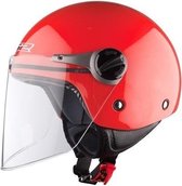 LS2 kinderjethelm OF575 Wuby Junior glans rood