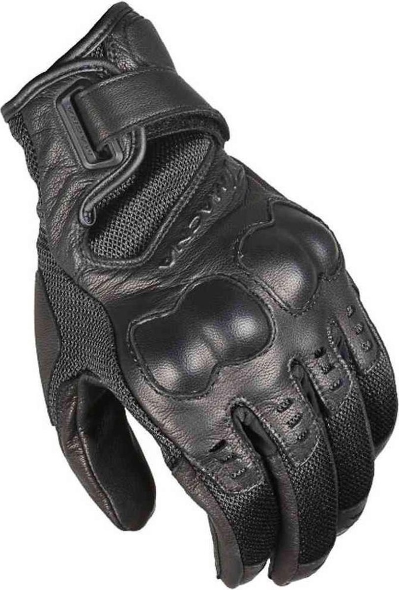 Macna Bold Air Black Motorcycle Gloves L