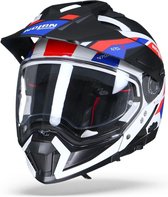 Nolan N70-2 X Grandes Alpes 26 Metal Wit Blauw Rood Integraalhelm - Motorhelm - Maat S