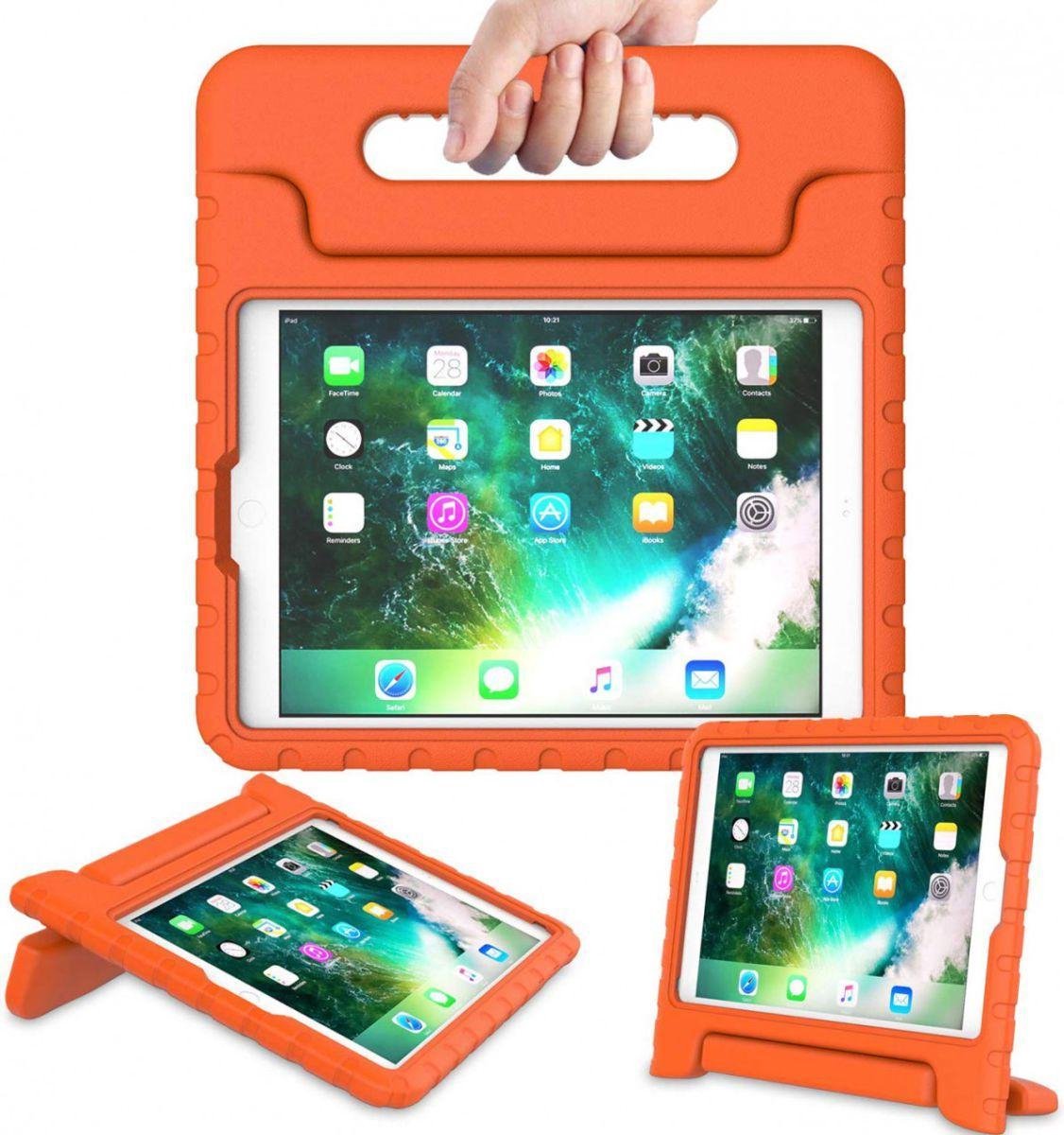 Apple iPad (2019) Kinder Tablethoes met Handvat Oranje