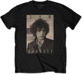 Syd Barrett Heren Tshirt -S- Sepia Zwart