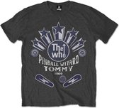 The Who Heren Tshirt -L- Pinball Wizard Flippers Grijs