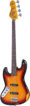 Icon LV74MRJP Fretless Distressed Sunset Burst Lefthand