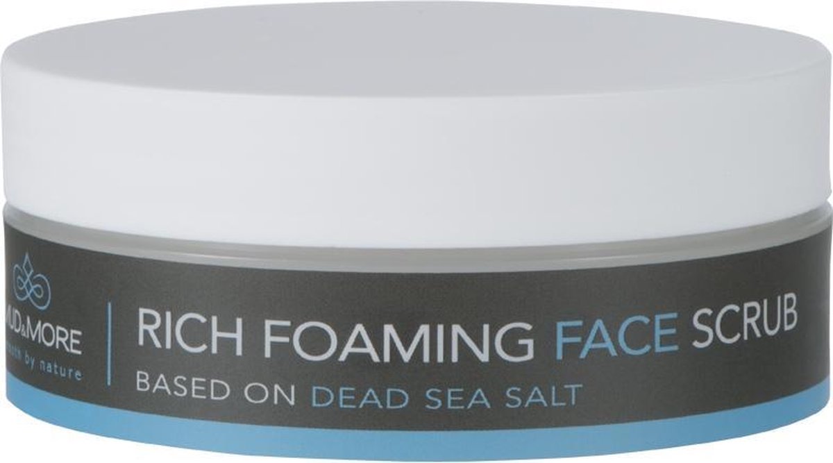 Mud & More  Men Soft Hydrating Face Scrub Cream Gezicht scrub 150 ml - Mud & More