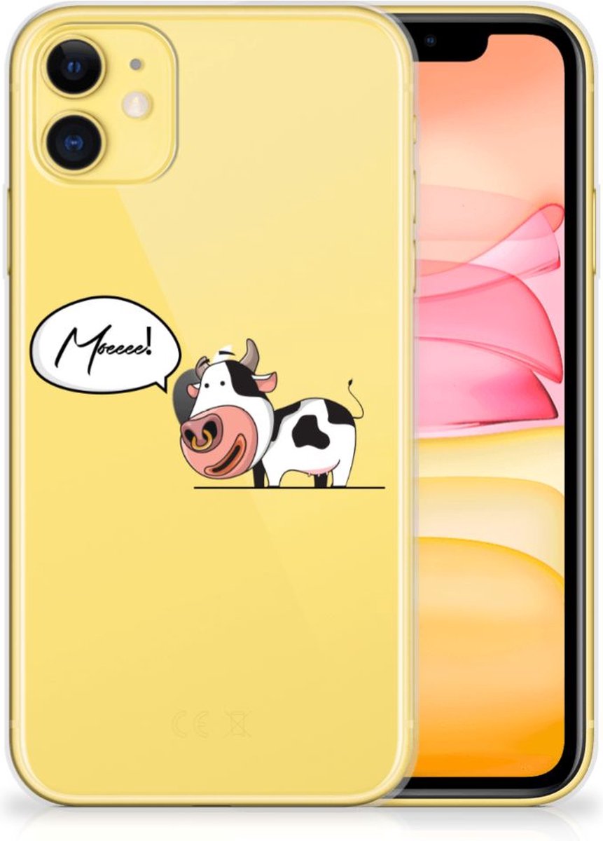 Apple iPhone 11 Telefoonhoesje met Naam Cow