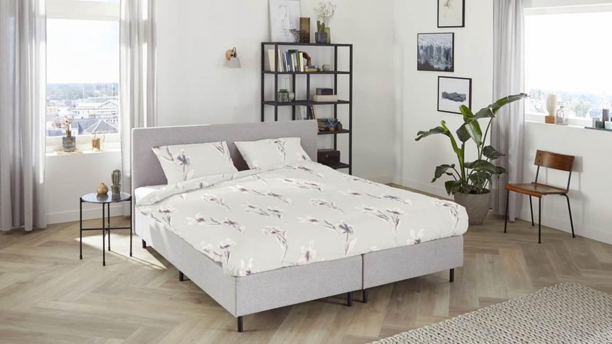 iSeng Emily - Dekbedovertrek - Eenpersoons - 140x200/220 cm + 1 kussensloop 60x70 cm - Pink