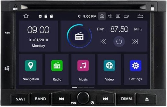 5738 Android 8.0 Navigation Peugeot 3008/5008 kit voiture dvd usb DAB + |  bol.com