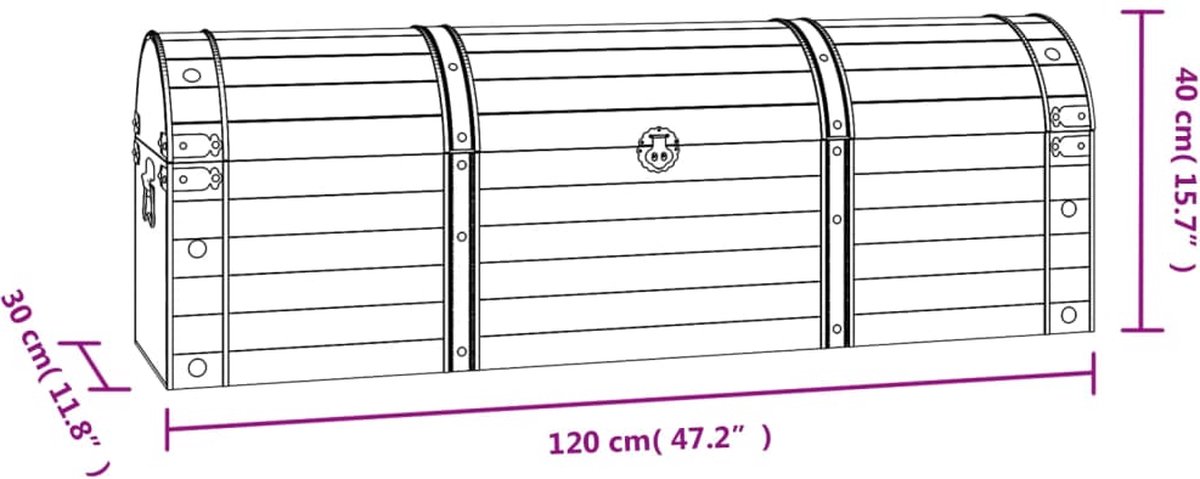 Houten Opbergkist | Parels Breda