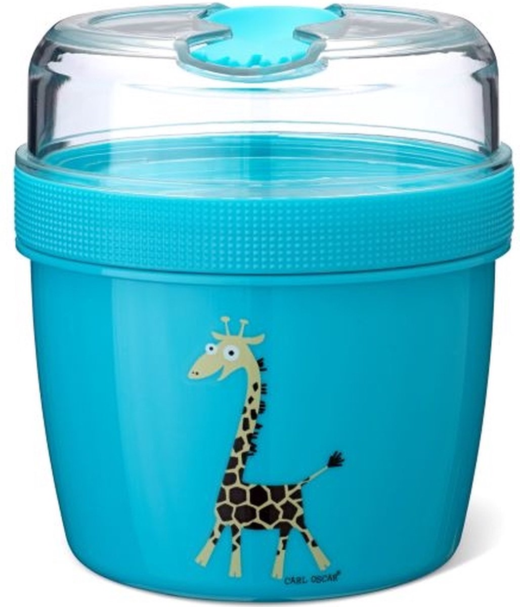 Carl-Oscar N'ice Cup - Turquoise/Giraf - Met koelement - 0,5 L