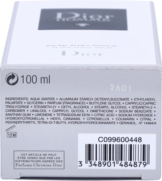 Dior Homme - 100 ml - aftershave balm - scheerverzorging voor heren - Dior