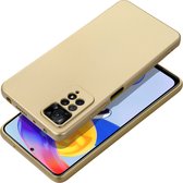 Case2go - Hoesje geschikt voor Xiaomi Redmi Note 12 4G - Back cover - Goud