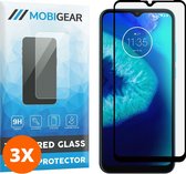 Mobigear Screenprotector geschikt voor Motorola Moto G8 Power Lite Glazen | Mobigear Premium Screenprotector - Case Friendly - Zwart (3-Pack)